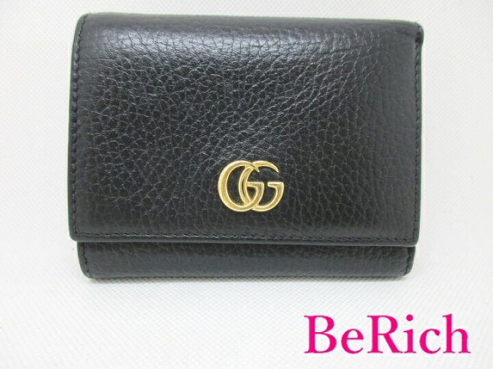 楽天市場】グッチ GUCCI Wホック 三つ折り 財布 GG マーモント ロゴ 