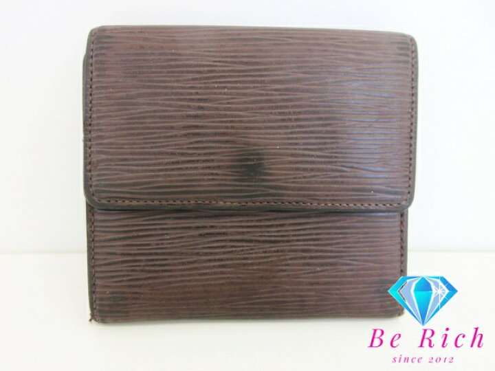 楽天市場】ルイ ヴィトン LOUIS VUITTON Wホック 三つ折り財布 エピ  