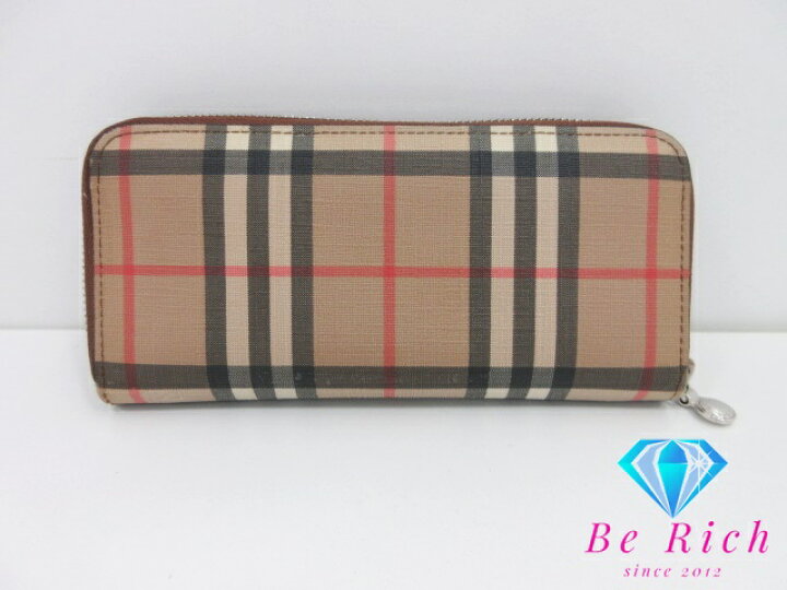 楽天市場】バーバリー BURBERRY ラウンドファスナー 長財布 ノヴァ 