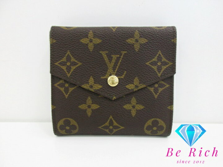 楽天市場】ルイ ヴィトン LOUIS VUITTON Wホック 二つ折り財布 