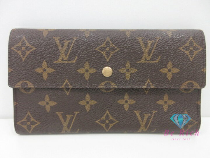 楽天市場】ルイ ヴィトン LOUIS VUITTON 三つ折り財布 長財布 