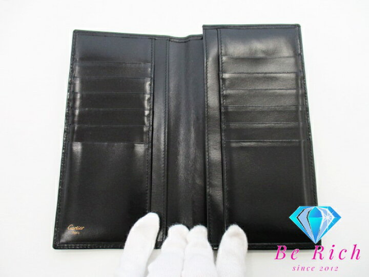 楽天市場】カルティエ Cartier 長財布 二つ折り財布 パシャ L3000131  