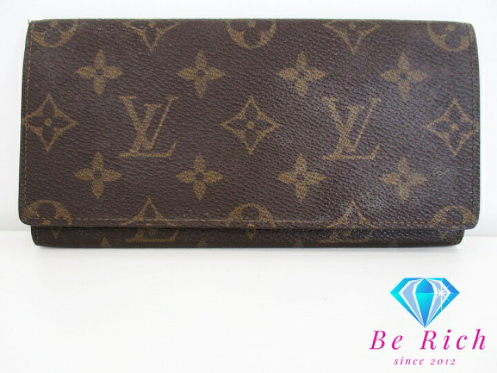 楽天市場】ルイ ヴィトン LOUIS VUITTON 二つ折り財布 長財布 札入れ  