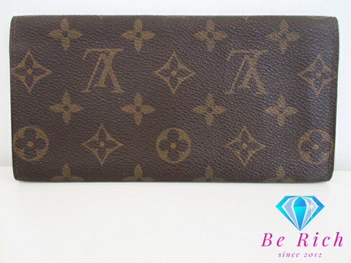 楽天市場】ルイ ヴィトン LOUIS VUITTON 二つ折り財布 長財布 札入れ  