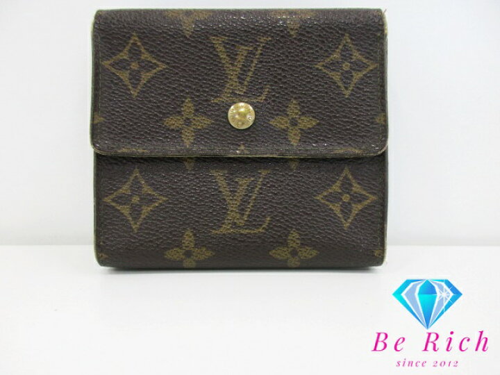 楽天市場】ルイ ヴィトン LOUIS VUITTON W ホック 二つ折り財布 