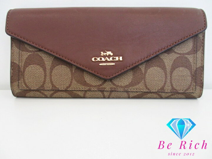 楽天市場】コーチ COACH 二つ折り財布 長財布 シグネチャー 