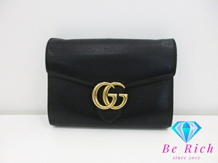 楽天市場】グッチ GUCCI チェーン ウォレット 二つ折り 財布 401232 GG 