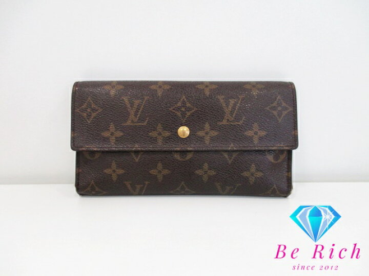 楽天市場】ルイ ヴィトン LOUIS VUITTON 三つ折り財布 長財布 