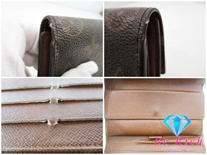 楽天市場】ルイ ヴィトン LOUIS VUITTON 三つ折り財布 長財布 
