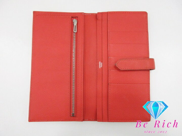 楽天市場】エルメス HERMES 二つ折り財布 長財布 ベアン スフレ 