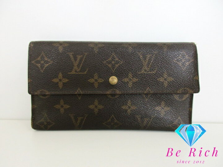 楽天市場】ルイ ヴィトン LOUIS VUITTON 三つ折り財布 長財布 