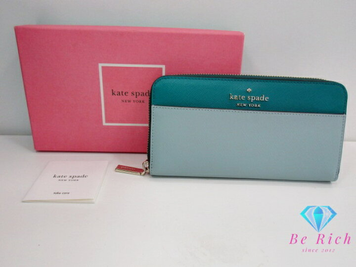 楽天市場】美品 ケイトスペード kate spade ラウンドファスナー 長財布 