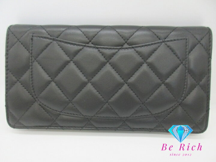 楽天市場】美品 シャネル CHANEL マトラッセ 二つ折り財布 長財布  