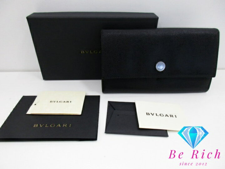 楽天市場】ブルガリ BVLGARI クラシコ 二つ折り財布 長財布 27749 黒 
