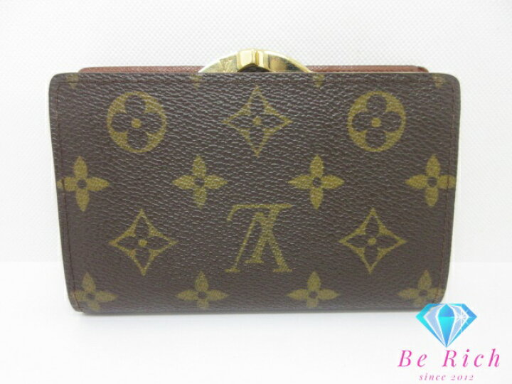 楽天市場】ルイ ヴィトン LOUIS VUITTON がま口 二つ折り財布 M61663  