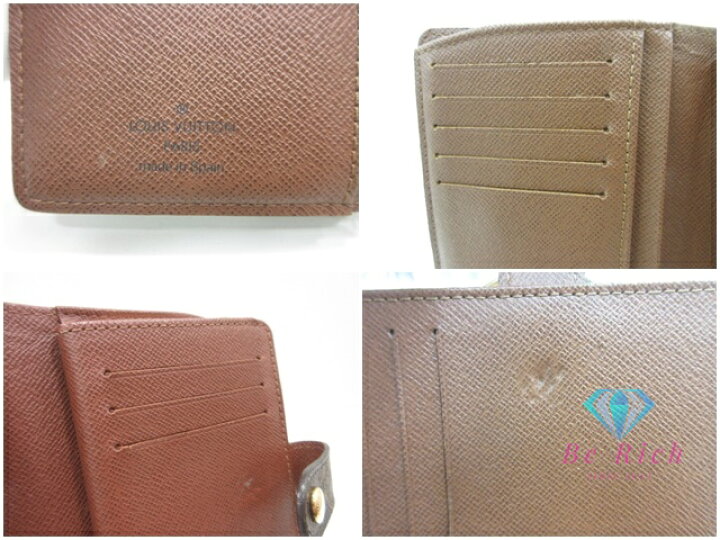 楽天市場】ルイ ヴィトン LOUIS VUITTON がま口 二つ折り財布 