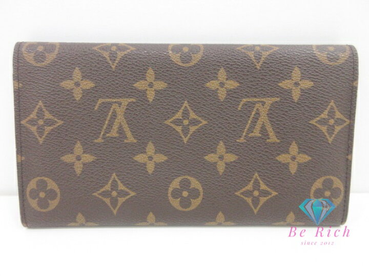 楽天市場】美品 ルイ ヴィトン LOUIS VUITTON 二つ折り財布 長財布 