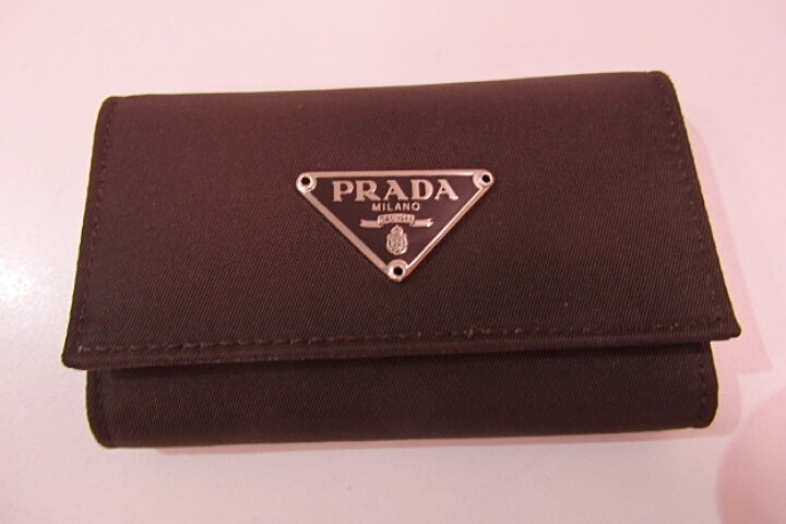 楽天市場】美品 プラダ PRADA 6連 キーケース 1M0222 ポコノ ナイロン  
