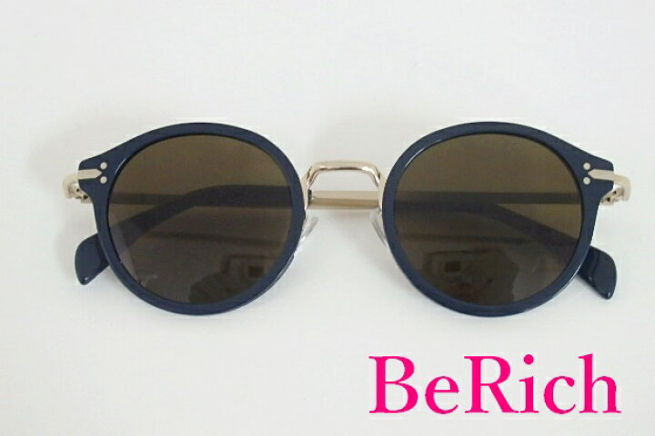 楽天市場】美品 セリーヌ CELINE サングラス CL41082/S ネイビー 