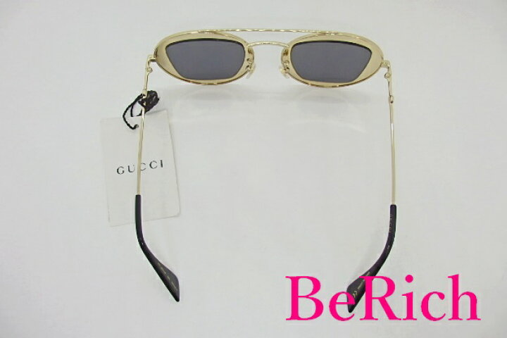 楽天市場】美品 グッチ GUCCI サングラス GG0105S ブラック ホワイト 