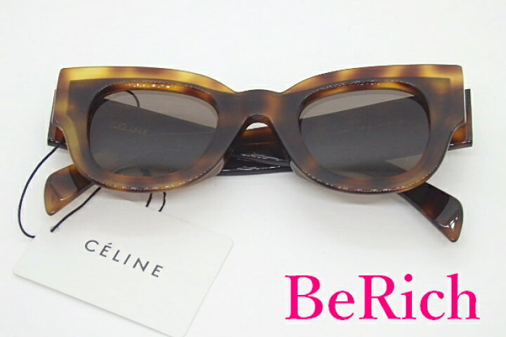 楽天市場】美品 セリーヌ CELINE サングラス CL41446/S べっ甲 