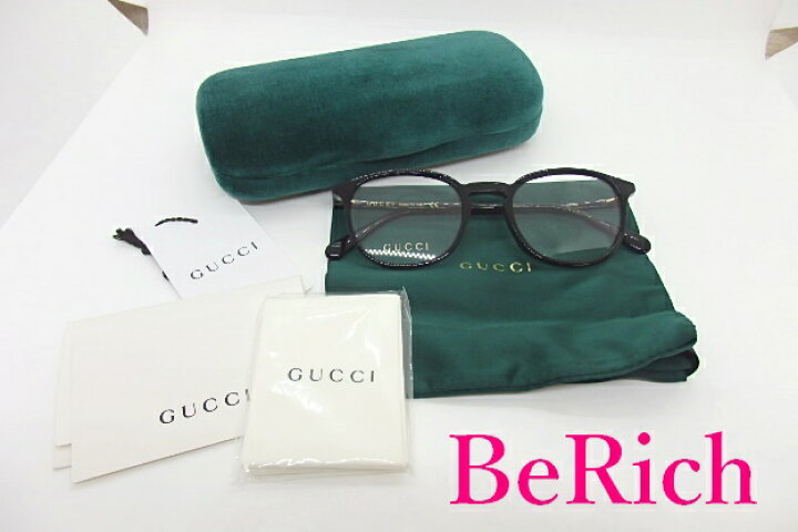 楽天市場】美品 グッチ GUCCI アイウェア GG0552 ブラック クリア 