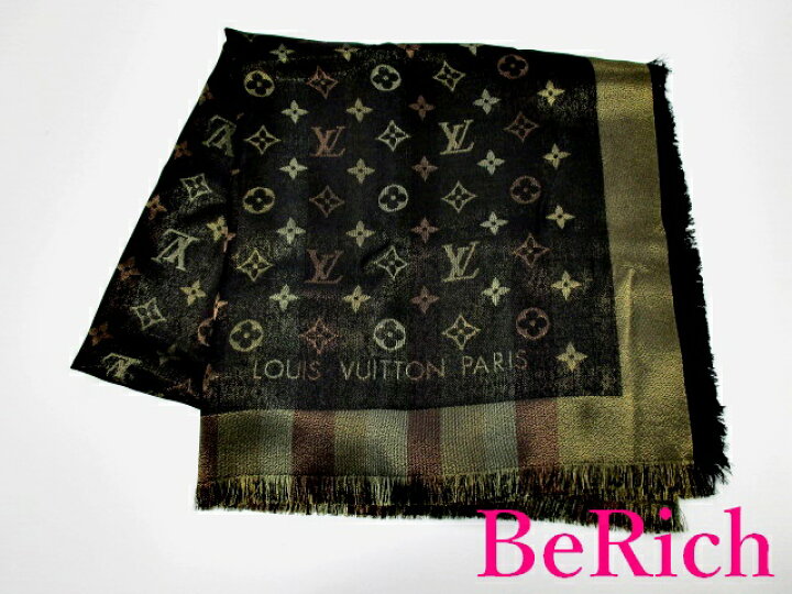 楽天市場】美品 ルイ ヴィトン LOUIS VUITTON ショール モノグラム  