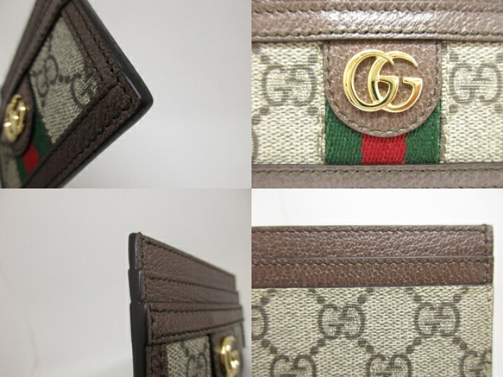 楽天市場】未使用 グッチ GUCCI オフィディア GG カードケース 523159 