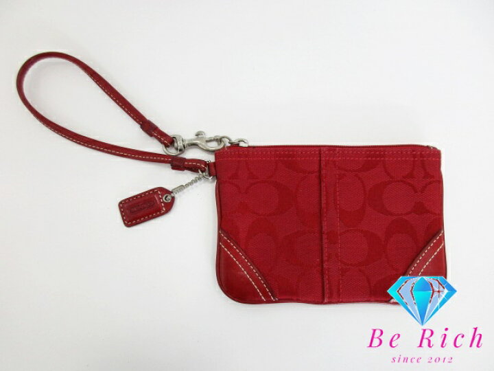 楽天市場】コーチ COACH ハンド ポーチ リストレット シグネチャー 
