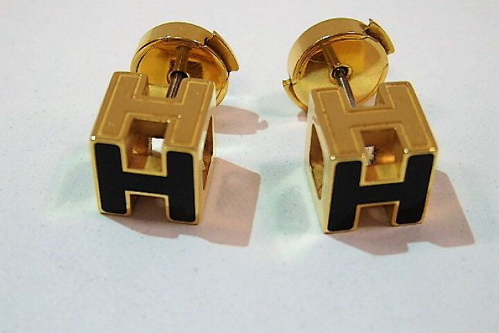 楽天市場 美品 エルメス Hermes ピアス カージュ ド アッシュ H キューブ ピアス ゴールド ブラック 黒 ロゴ ジュエリー アクセサリー ファッション 小物 プレゼント ギフト メンズ レディース 中古 送料無料 Ba1241 Berich 楽天市場支店 楽天市場 美品 エルメス Hermes ピアス カージュ ド アッシュ H キューブ ピアス ゴールド ブラック 黒 ロゴ ジュエリー アクセサリー ファッション 小物 プレゼント ギフト メンズ レディース 中古 送料無料 Ba1241 Berich 楽天市場支店