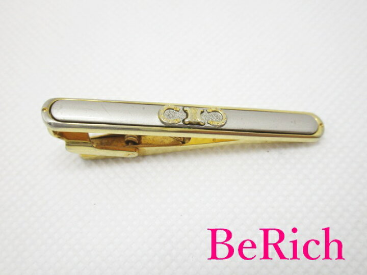 楽天市場】セリーヌ CELINE ネクタイ ピン ゴールド シルバー GP  