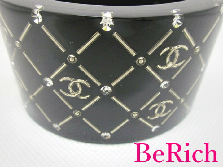 楽天市場】美品 シャネル CHANEL ココマーク ラインストーン バングル  