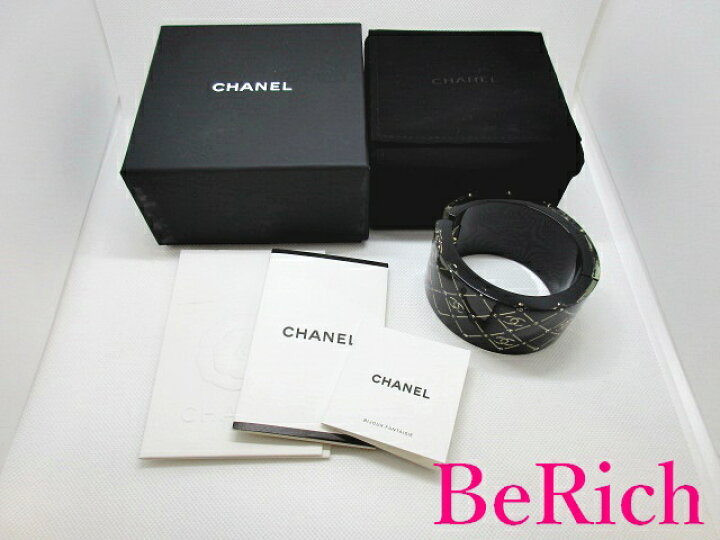 楽天市場】美品 シャネル CHANEL ココマーク ラインストーン バングル 