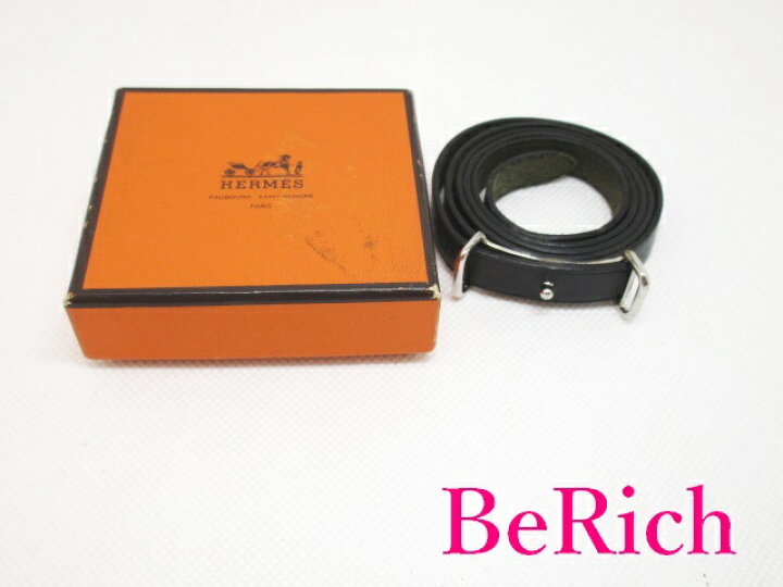 楽天市場】エルメス HERMES アピ 2 ブレスレット □ E 刻印 黒 