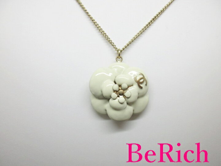 楽天市場】シャネル CHANEL カメリア ネックレス ペンダント ゴールド  