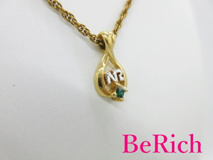 楽天市場】ニナリッチ NINA RICCI ドロップ型 ロゴ ネックレス 