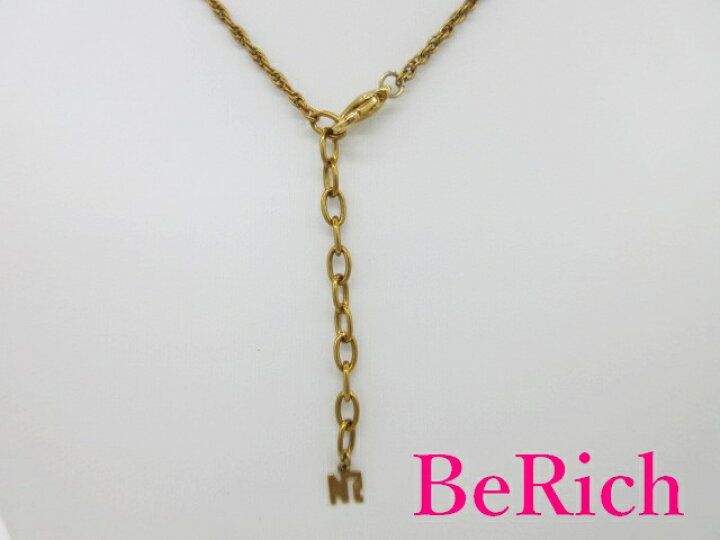 楽天市場】ニナリッチ NINA RICCI ドロップ型 ロゴ ネックレス 