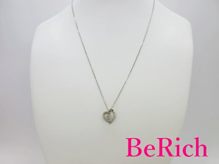 楽天市場】4℃ ヨンドシー SILVER オープン ハート ネックレス 