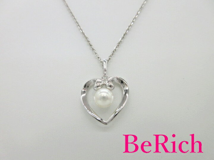 楽天市場】ミキモト MIKIMOTO シルバー SILVER パール 6 mm ハート  