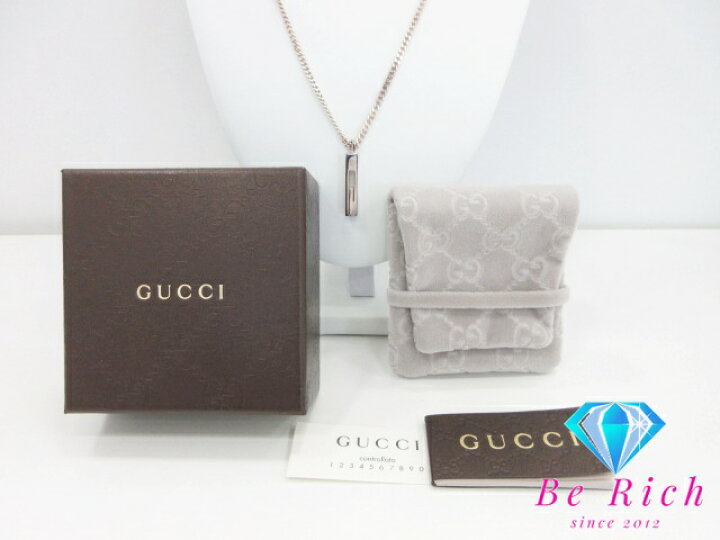 楽天市場】グッチ GUCCI スモール Gモチーフ ロゴ ネックレス 