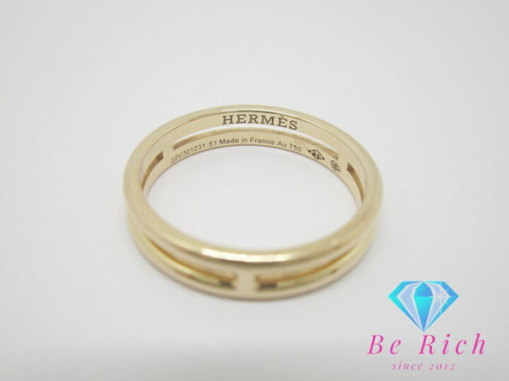 楽天市場】エルメス HERMES アリアンヌ リング 指輪 #51 10号 750 
