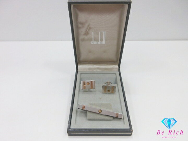 楽天市場】ダンヒル dunhill ネクタイピン カフス セット シルバー 