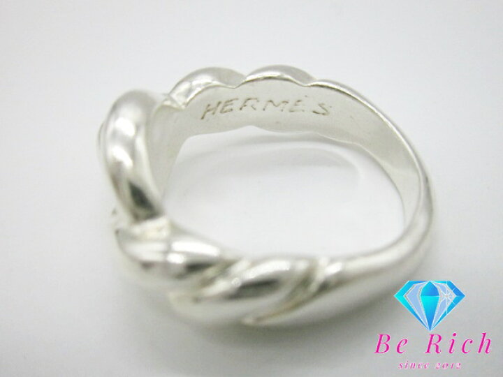 楽天市場】エルメス HERMES トルサード ツイスト スクリュー リング SV  