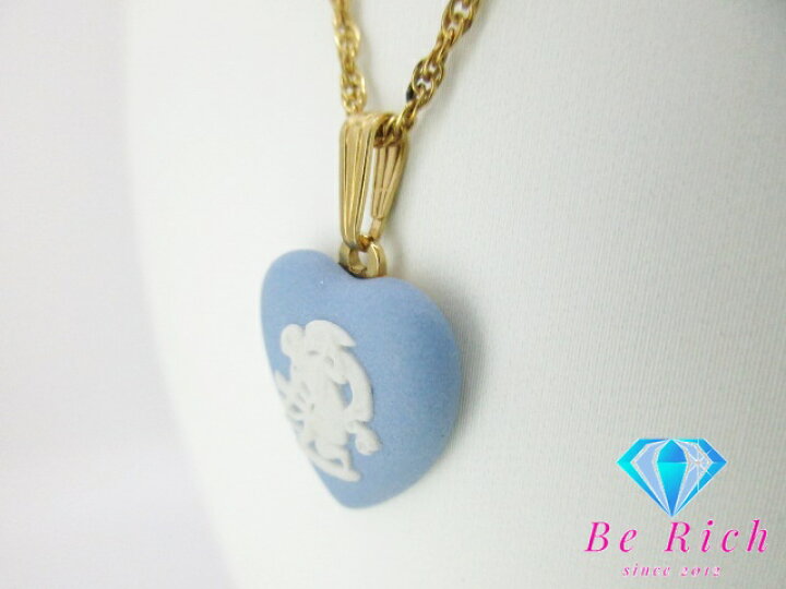 楽天市場】ウェッジウッド WEDG WOOD ジャスパー ハート ネックレス 