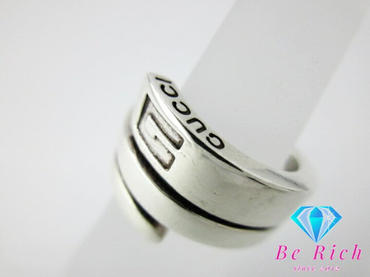 楽天市場】グッチ GUCCI スパイラル G スネーク リング 指輪 9号 SV Ag  