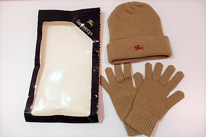 楽天市場】バーバリー BURBERRY キッズ 子供 用 ニット帽 手袋 セット 