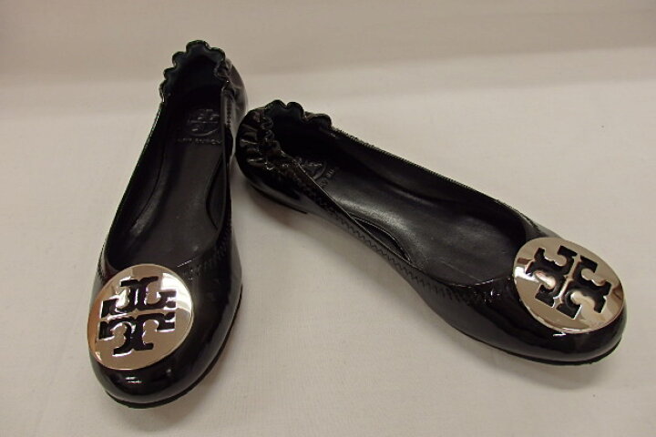 楽天市場】トリーバーチ TORY BURCH レヴァ エナメル フラット バレエ 