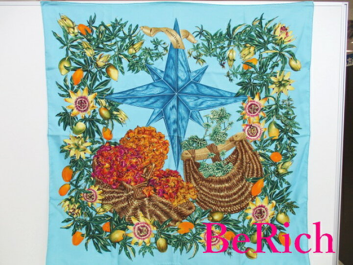 楽天市場】エルメス HERMES カレ 90 スカーフ パッションフラワー  