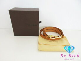 ルイ ヴィトン LOUIS VUITTON ヌメ革 100cm バッグ用 ショルダー ストラップ J00142 ナチュラル 茶 レザー ロゴ 鞄 アクセサリー 小物 【中古】【送料無料】bh2569