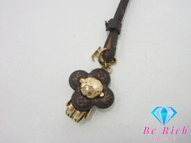 ルイ ヴィトン LOUIS VUITTON バッグ チャーム ミニ ヴィヴィエンヌ M02177 茶 ブラウン ゴールド GP メッキ ストラップ キーホルダー アクセサリー 小物 シグネチャー ロゴ 【中古】【送料無料】 bh2891